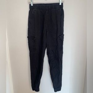 Black joggers